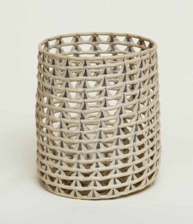 Intarsia basket / net, skål