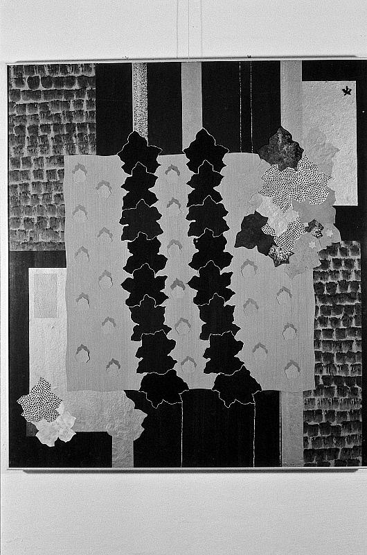 Blå collage