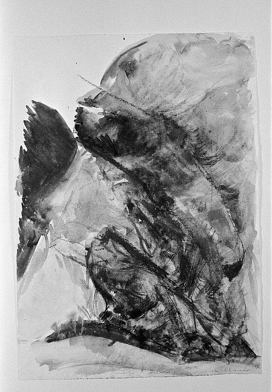 Island 1984, akvarel