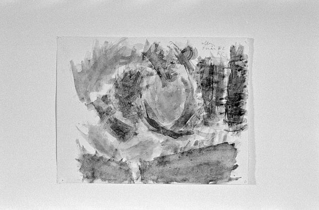 Aften, forår, 1982, akvarel