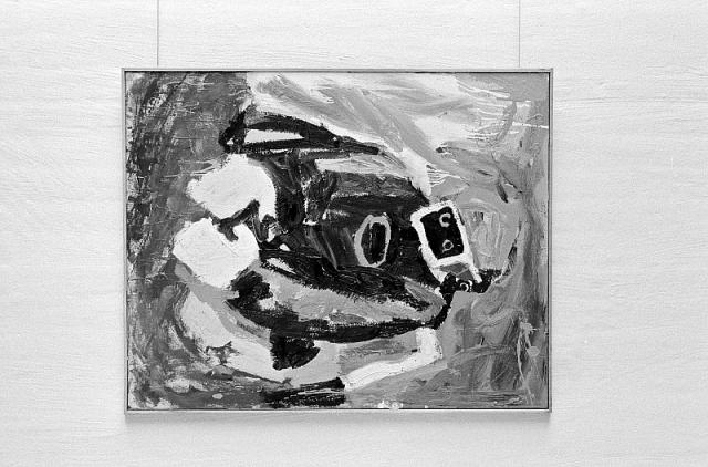 Undersøgelse, 1985, olie på lærred