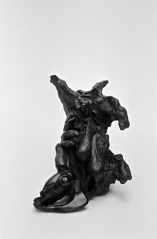 Slagtescene, 1986, skulptur bronze