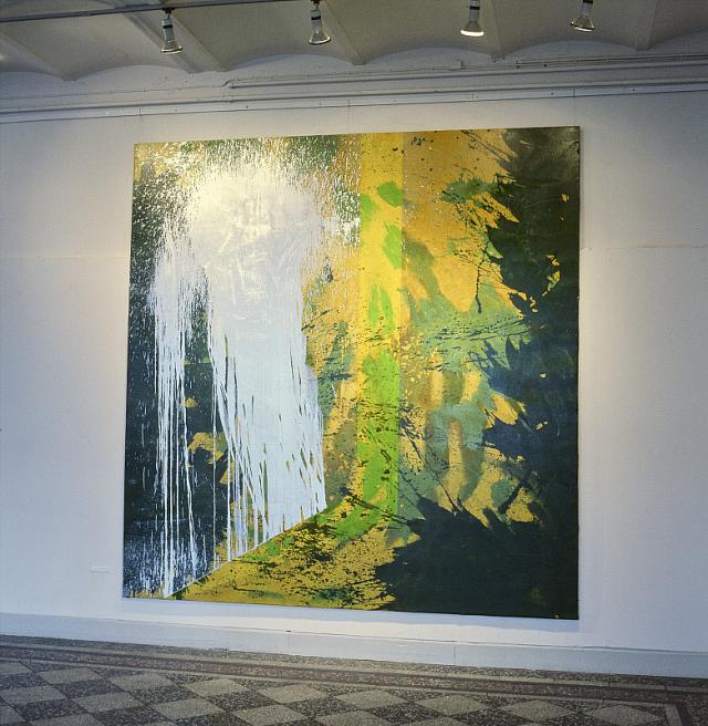 Vindue, 1987, acryl/lak på lærred