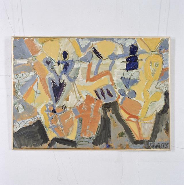 Vinmark, Provence 1990 olie på lærred