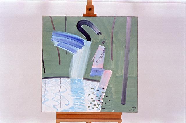 Leda og Svanen 91-92, fresco