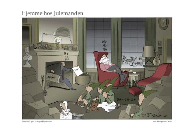 Hjemme hos julemanden