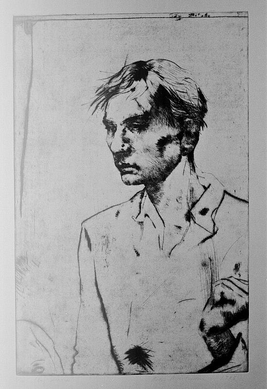 Gay attitude 1985, radering - koldnål