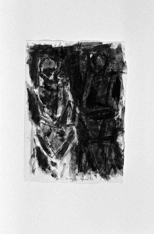 To syge, 1982, akvarel