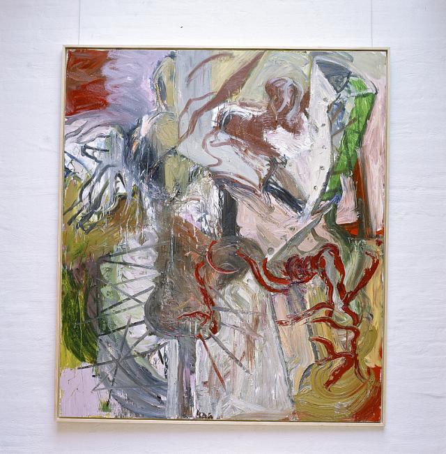 Blinde ører 8, 1987, olie på lærred