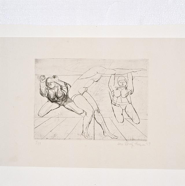 Undervandssvømmere, 1957, koldnål