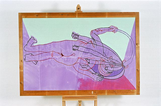 Syrebruseren 92, acryl på lærred