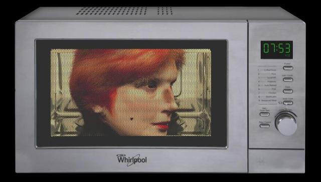 Head in Microwave