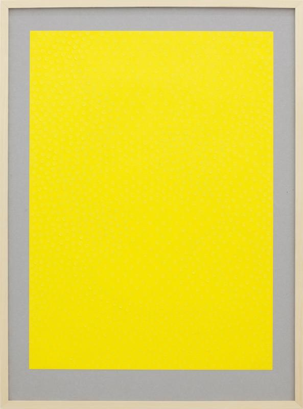 Untitled (spot on/yellow dots on yellow paper)