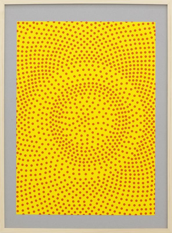Untitled (sun is shining/spot on/red dots on yellow paper)