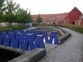Syn fra broen Zig-Zag hen imod Hunbro. Tilsendt af bruger i 2012.
