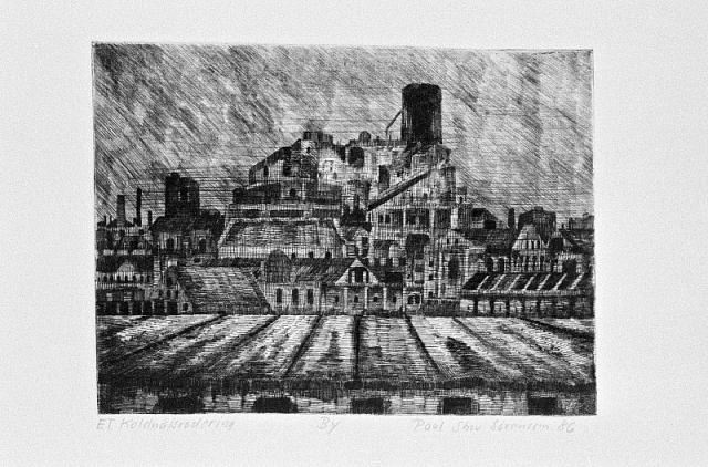 By, 1986, koldnålsradering