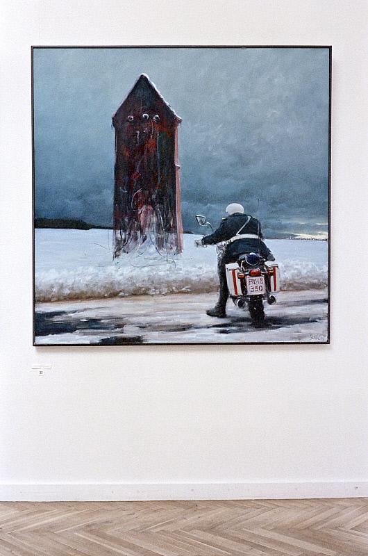 Fimbul, 1987, olie på lærred