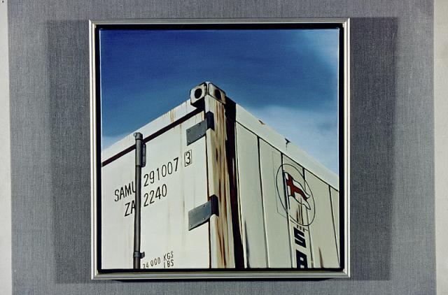 Hvid container